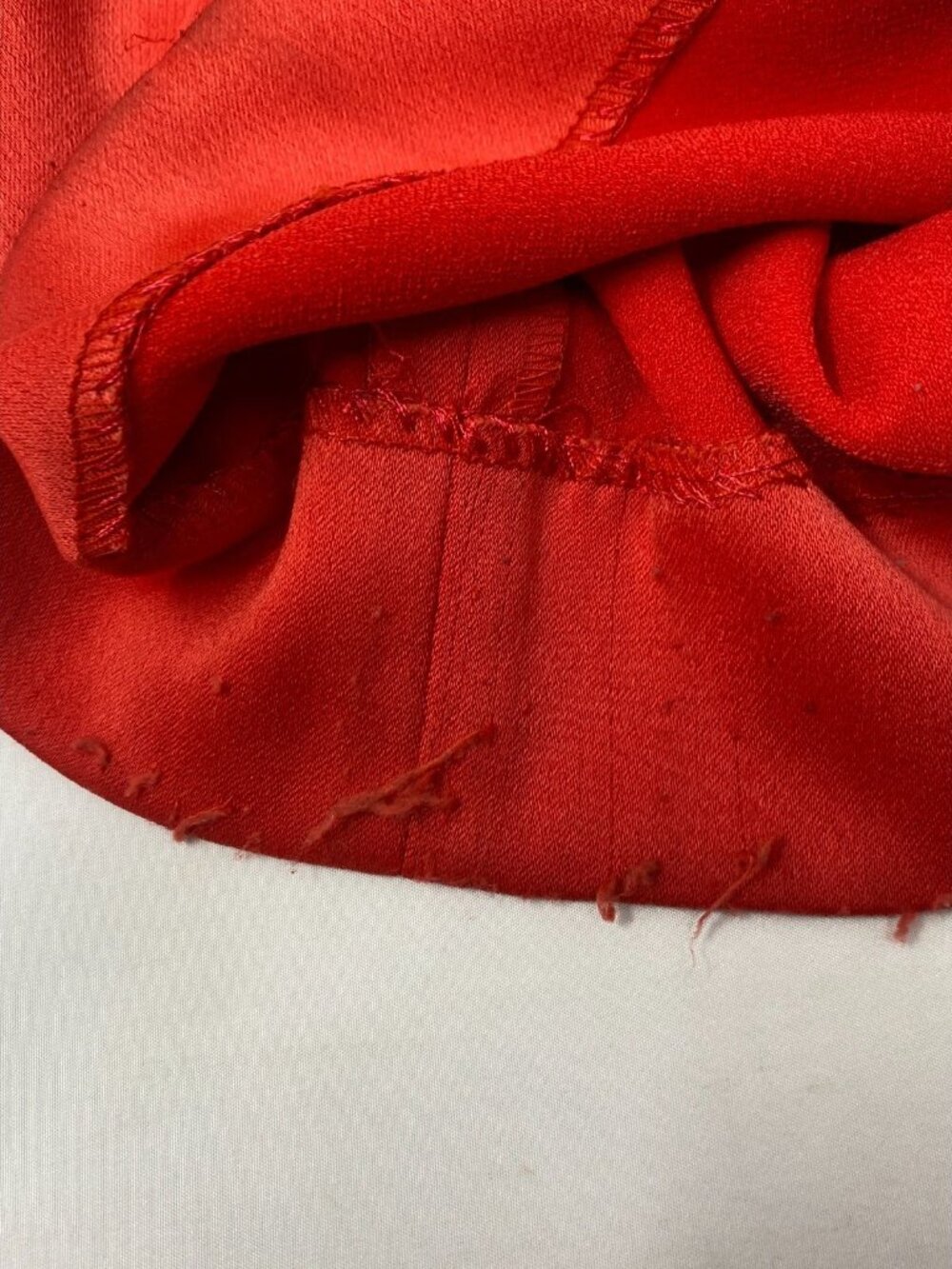 Alice + Olivia Calvin Bright Ruby High Waist Wide Leg Pants 8 - Picture 16 of 16